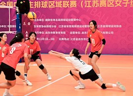第一届全国中学生排球区域联赛（江苏赛区女子组）比赛，收获第二名